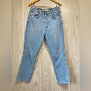 GRLFRND Karolina High Rise Straight Crop Jeans Size 31